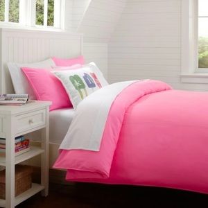 Pottery barn Teen hot pink duvet cover, twin